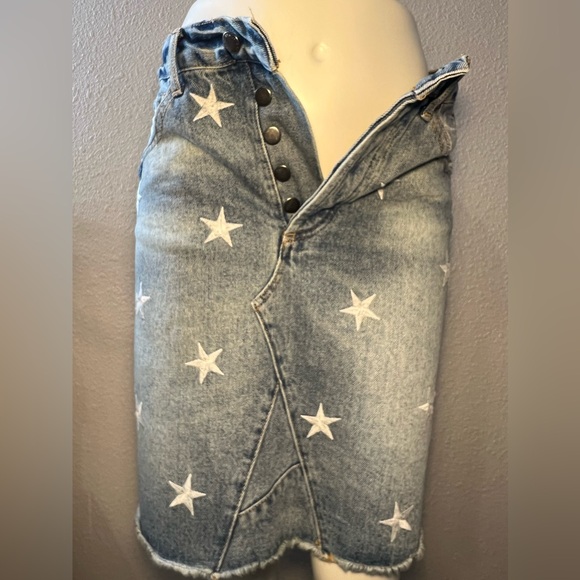 VELVET Heart denim Yelena Classic Fit Star button up Skirt vintage! - Picture 15 of 15